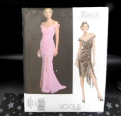 2802 VOGUE SASSOON GODET FLOUNCE DRESS KNEE-FLOOR PATTERN  12 to 16 or  18-22 UNCUT choice